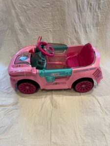 pink toddler one-seater car
